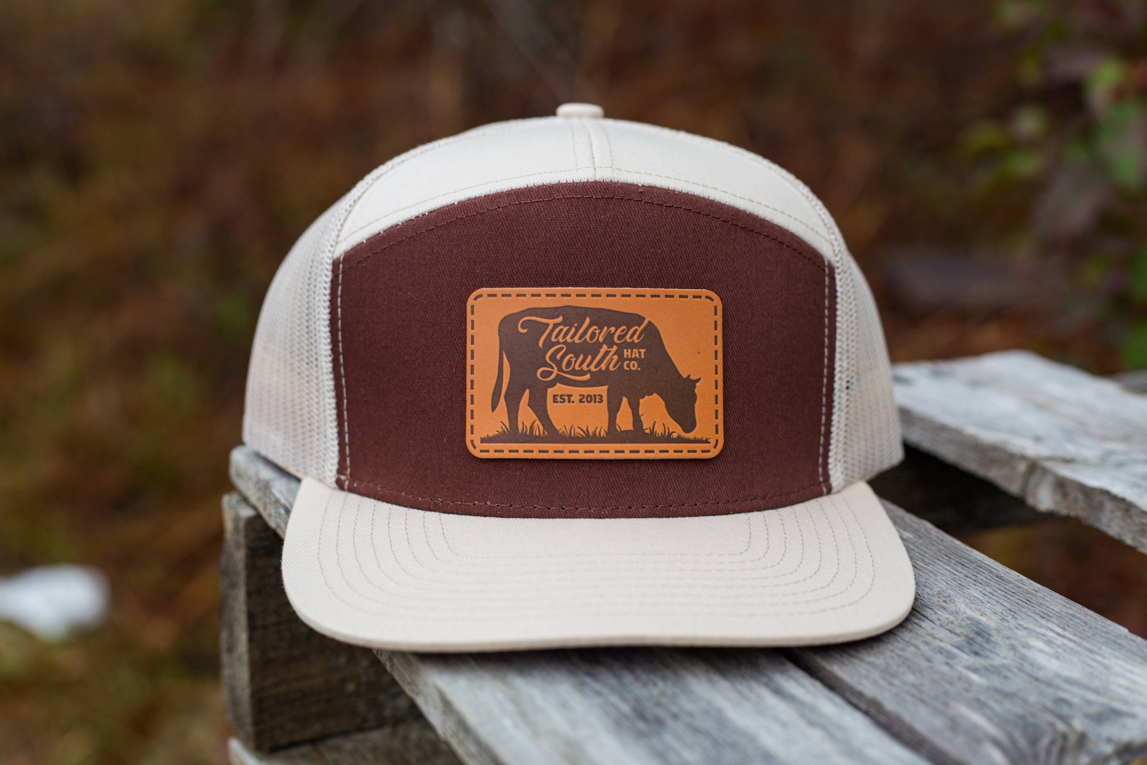 Cow Leather Patch - Snapback