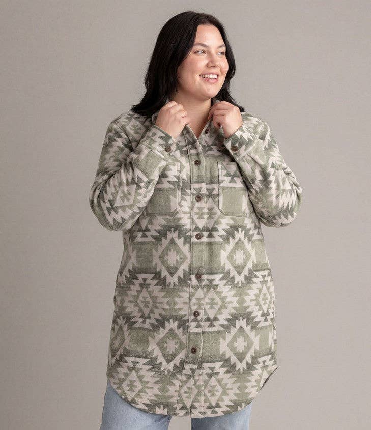 Women's Shay Plus Size Faux Wool Long Button Coat