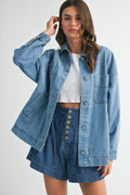 5158GK Relaxed Fit Utility Denim Jacket