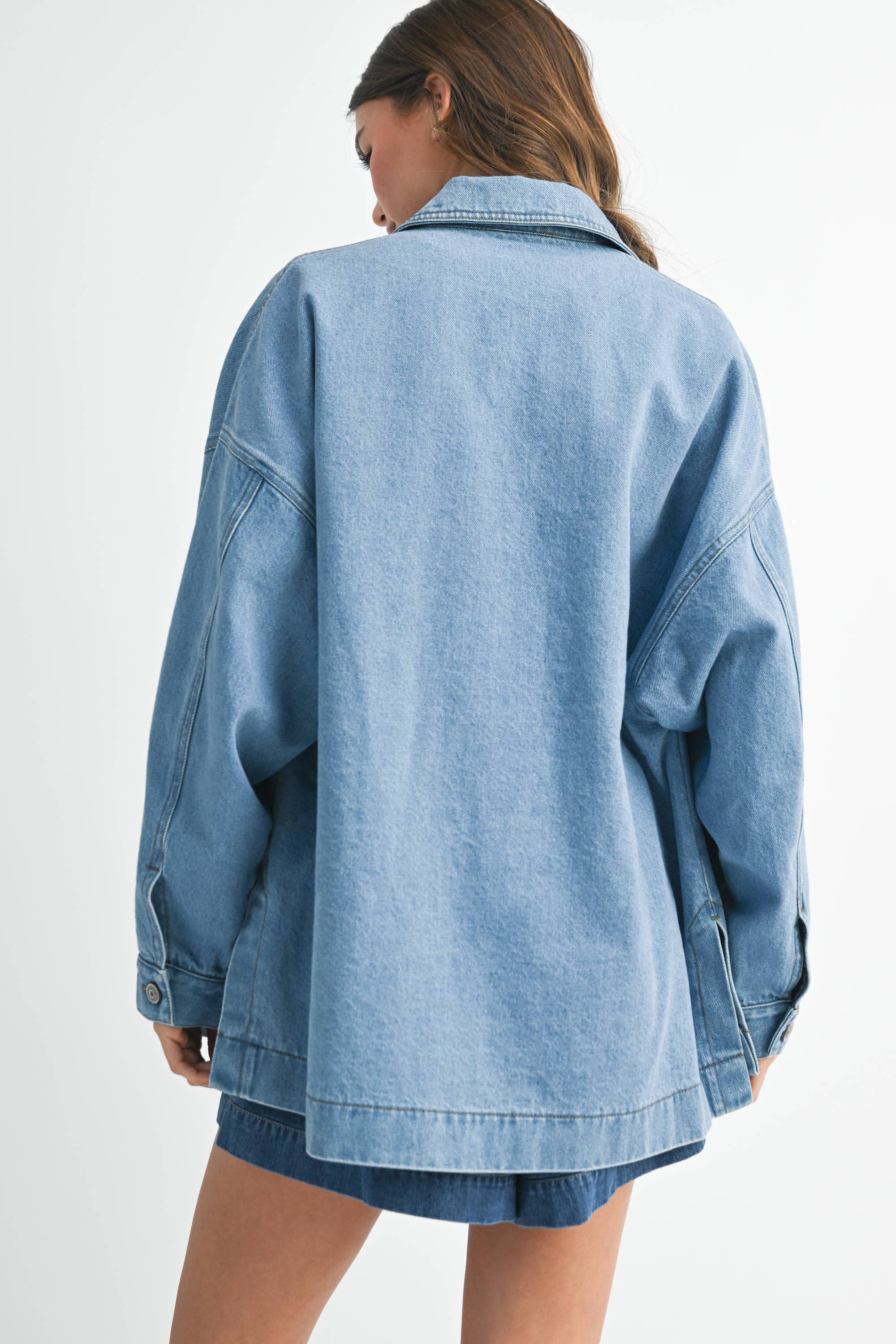 5158GK Relaxed Fit Utility Denim Jacket