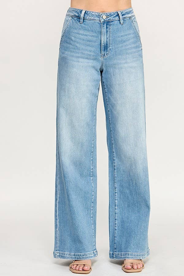 SUPER SOFT TOUCH HIGH RISE COMFORT PALAZZO JEANS