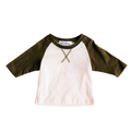 Raglan Baseball Tee Green- Child