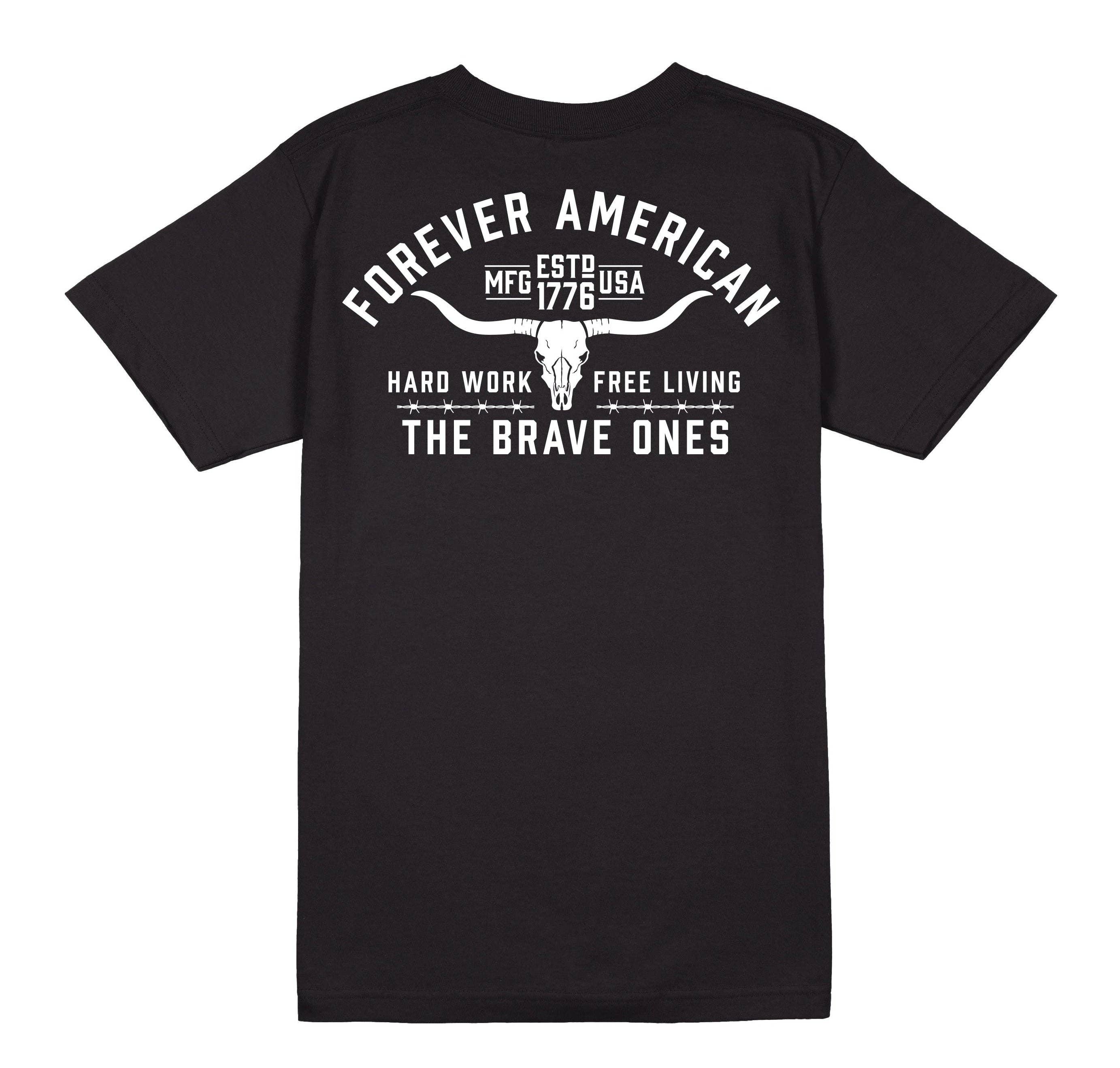 Forever American T-Shirt - Black
