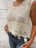 Bohemian Crochet Lace Top
