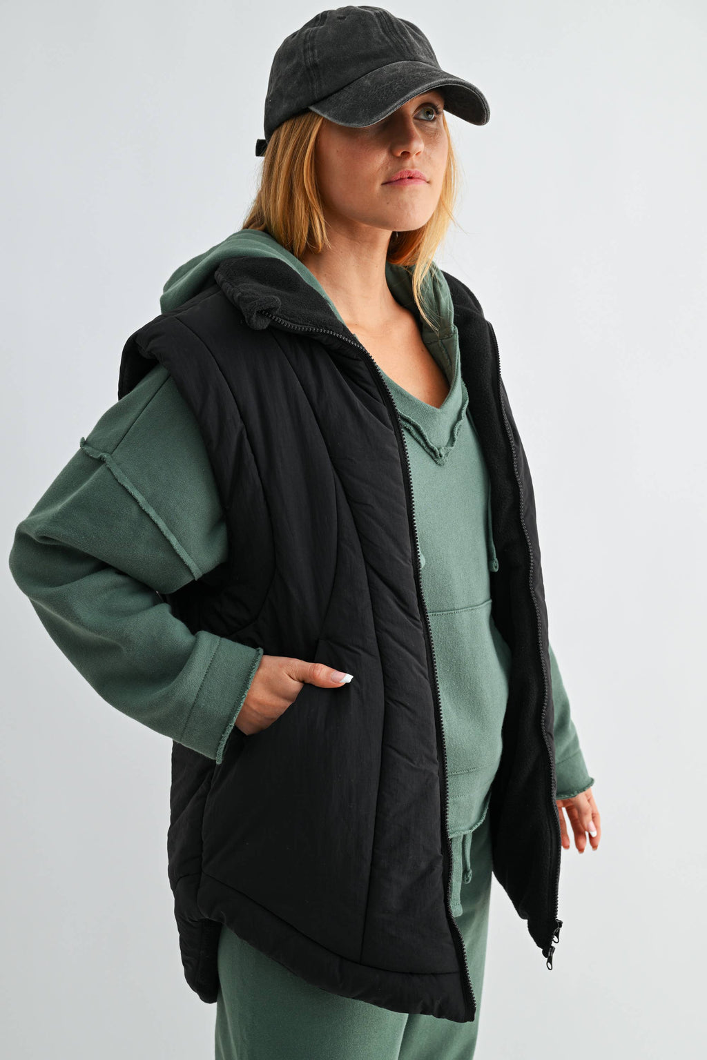 Summit Curve Longline Puffer Vest