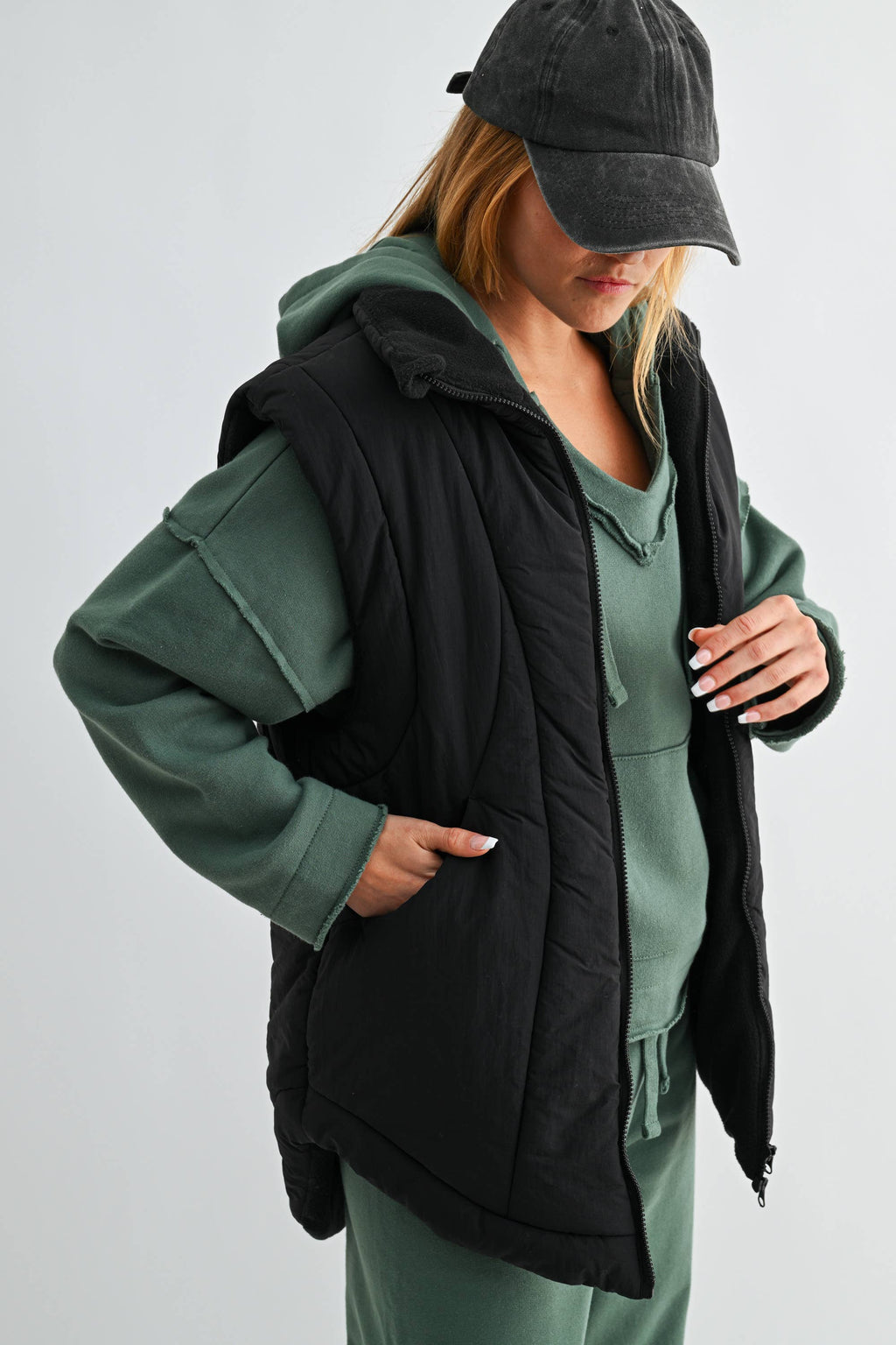 Summit Curve Longline Puffer Vest