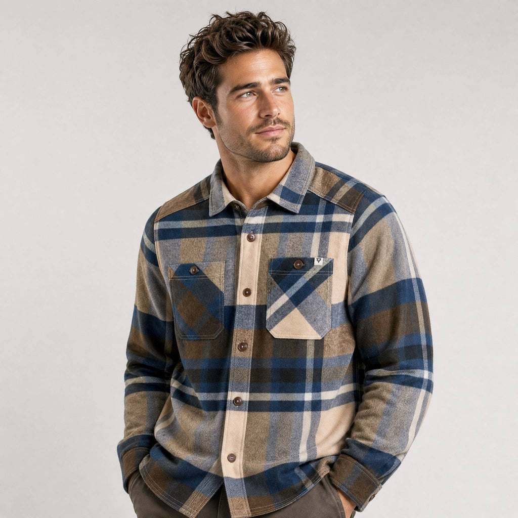 Men's Shay Faux Wool Button Down Jacket