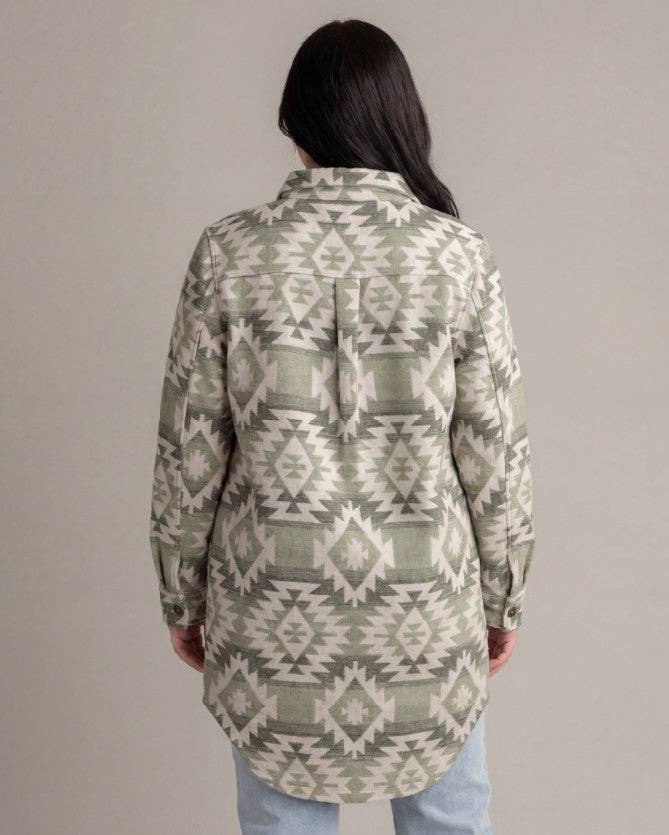 Women's Shay Plus Size Faux Wool Long Button Coat